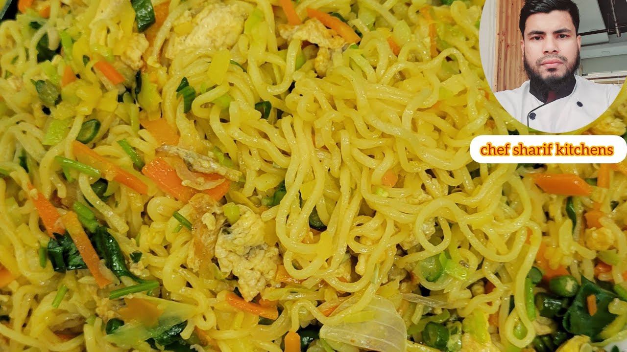 বাচ্চাদের প্রিয় ম্যাগি নুডলস একদম ঝড়ঝড়া করে রেস্টুরেন্টে যেভাবে তৈরি করি। #recipe #noodles