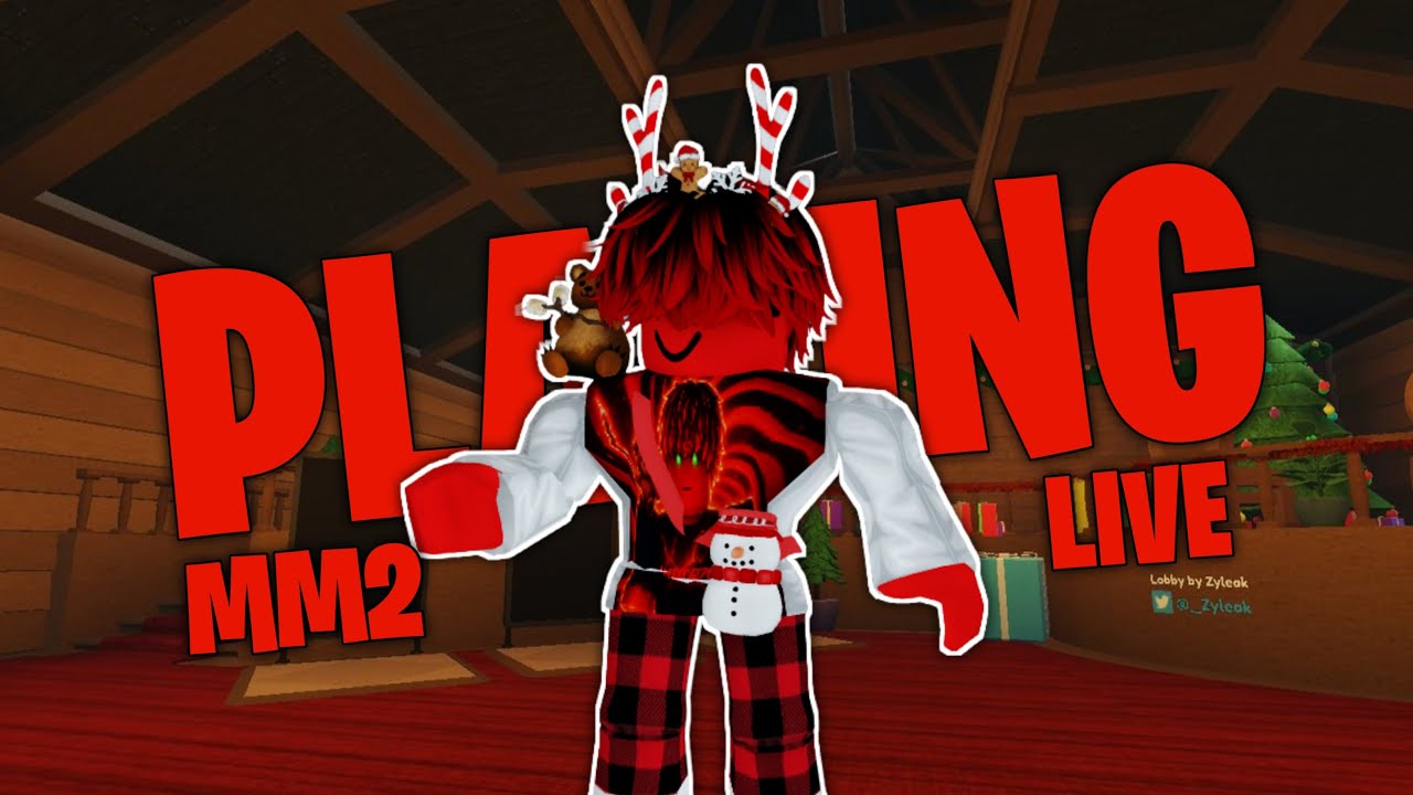 🔴ROBLOX LIVE MM2 WITH VIEWERS!!!
