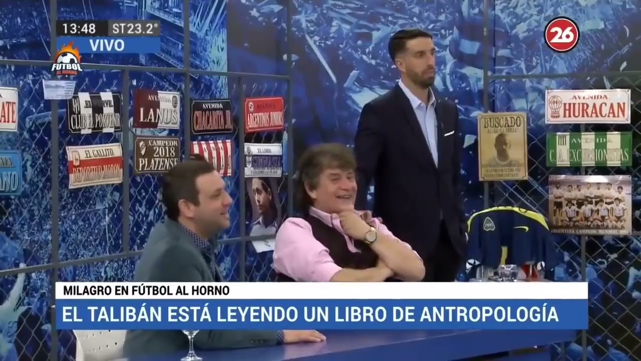 El Talibán agarró un libro - Antropología del deporte - Todos tentados | FÚTBOL AL HORNO