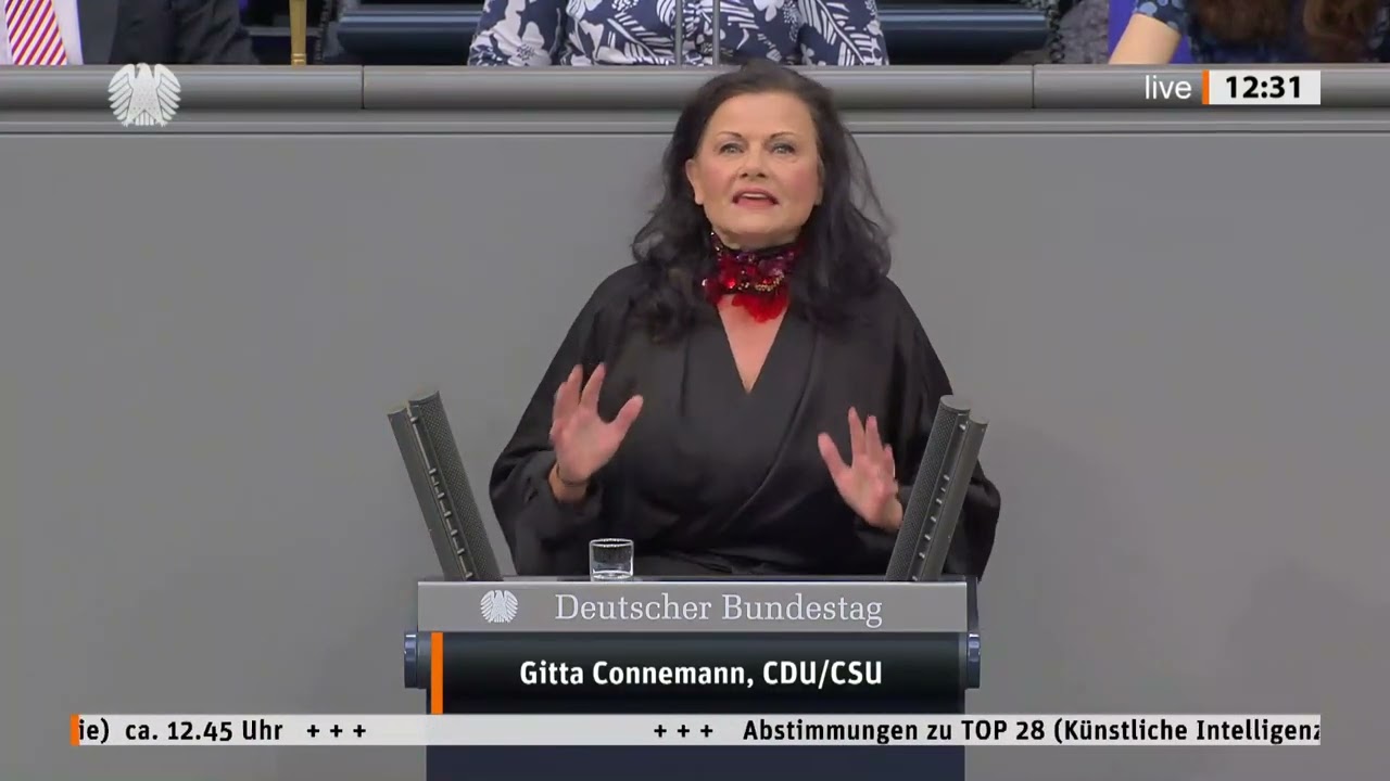 Rede im Plenum: Künstlichen Intelligenz als Schlüsseltechnologie