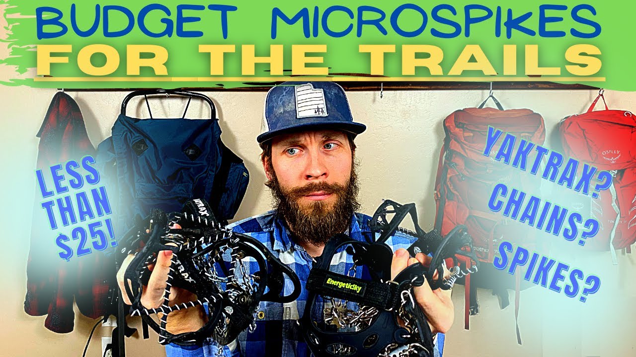 BEST MICROSPIKES FOR TRAIL RUNNING AND HIKING // Review of 3 sets under $25! (including YakTrax)