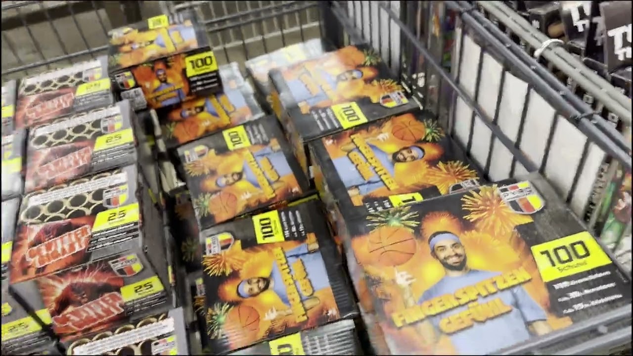 Silvesterfeuerwerk-Einkaufstour - 2025 / Lidl Stress pur