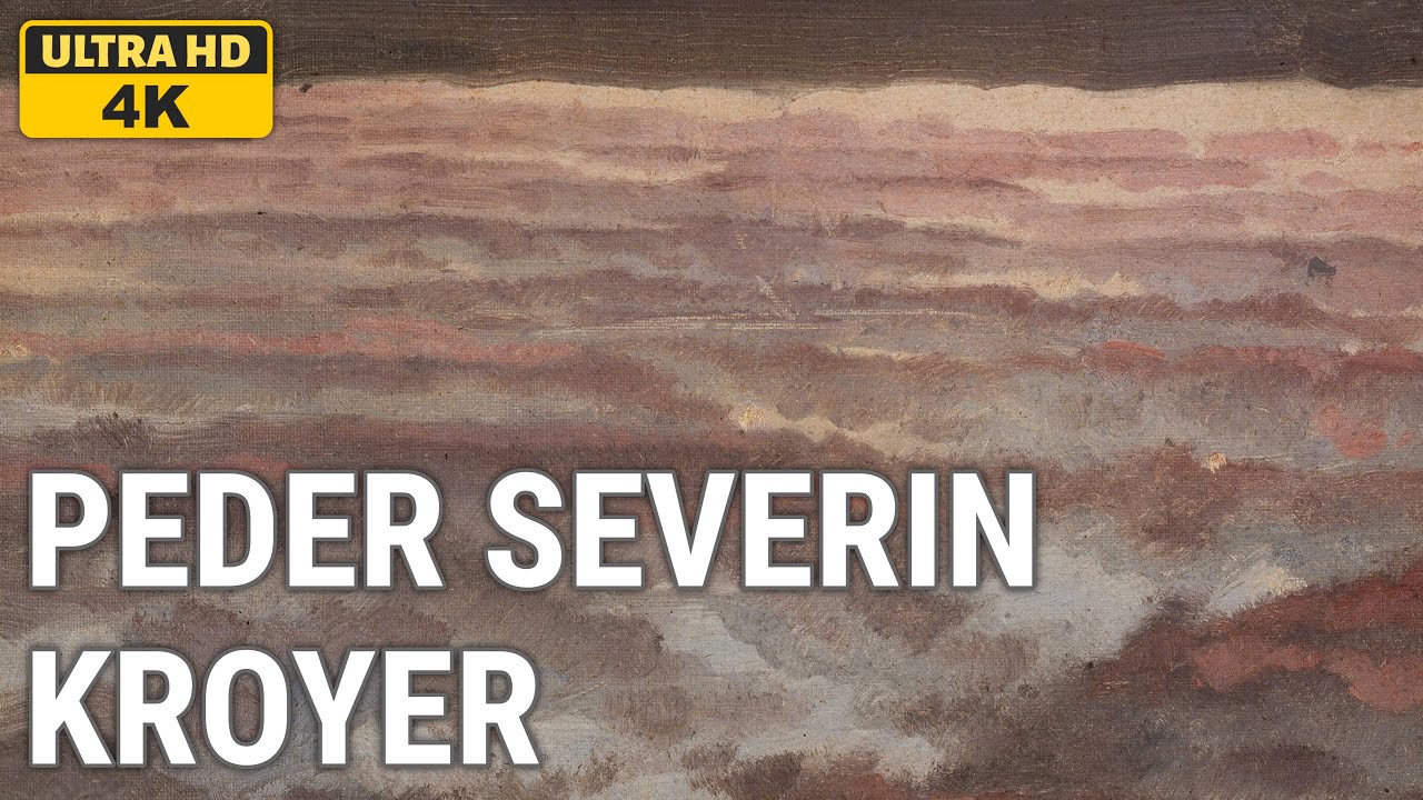 Peder Severin Kroyer: A collection of 10 oil paintings with title and year, around 1875 [4K]