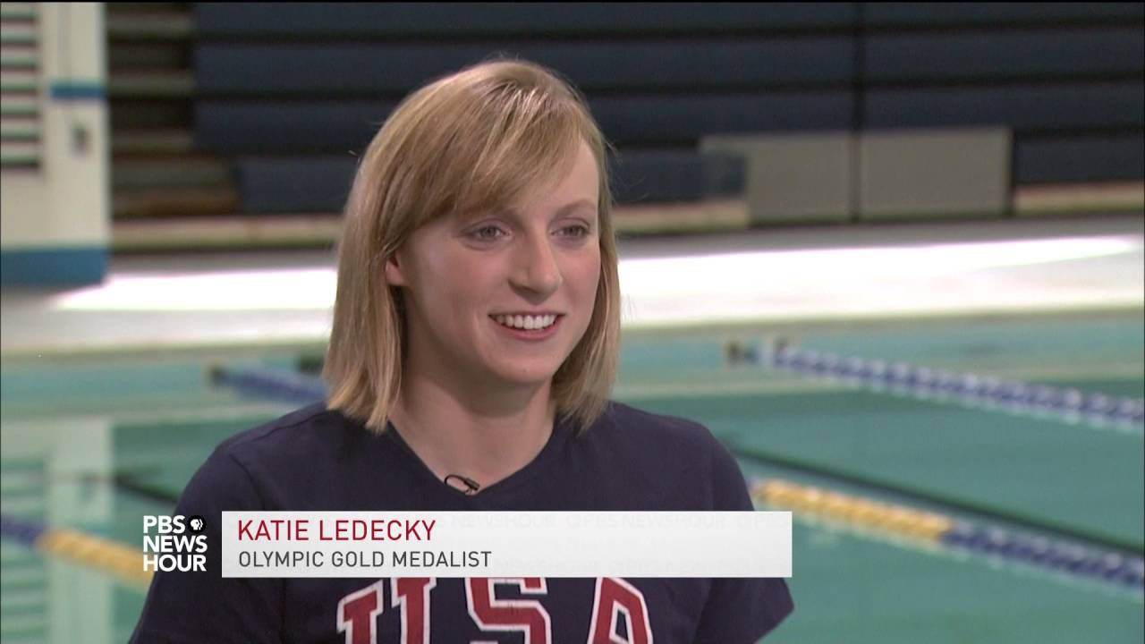 At the pool with freestyle phenom Katie Ledecky