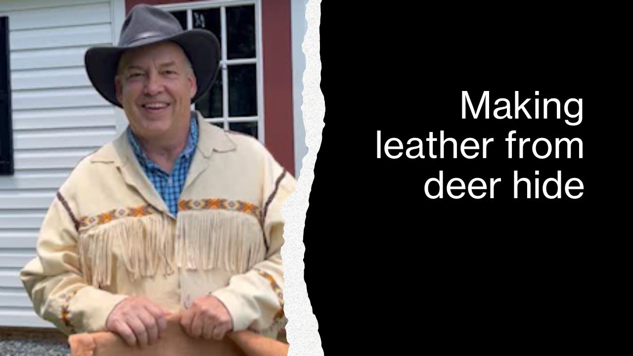 Making Leather from deer hide