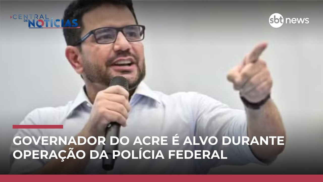 Governador Gladson Camelí é alvo de mandado de busca em operação da PF | #CentraldeNotícias