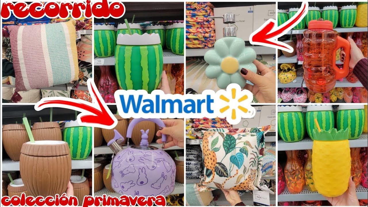 WALMART RECORRIDO PRIMAVERA 🌸🐰🥕 DECORACIONES Y ORGANIZACIÓN PARA EL HOGAR 