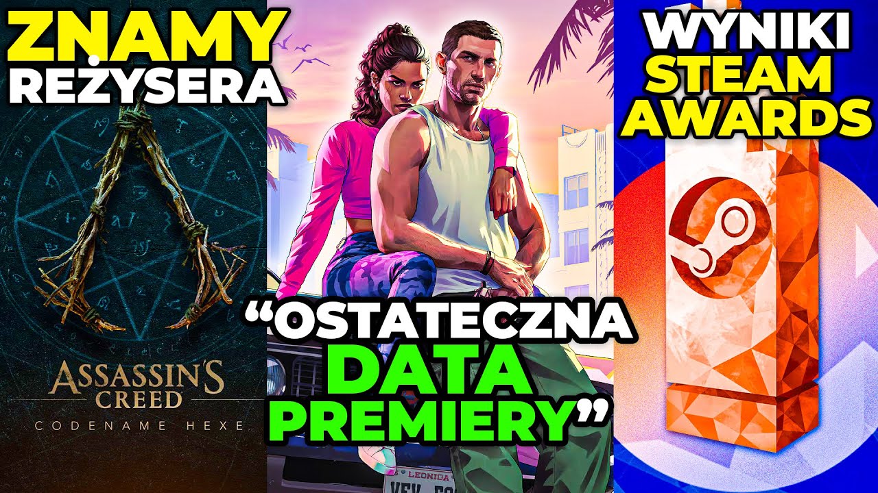 KONIEC Z OP&Oacute;ŹNIENIAMI GTA 6? &mdash; Assassin's Creed Hexe Dostaje WAŻNE WSPARCIE &mdash; Steam Awards 2025