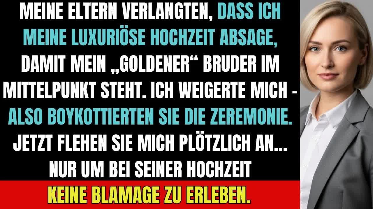 Meine Eltern boykottierten meine Hochzeit, weil sie „zu groß“ für meinen Bruder war