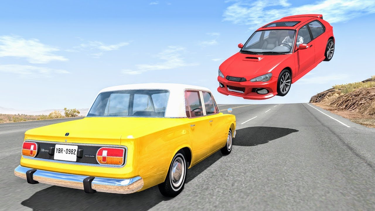 High Speed Traffic Crashes #6 - BeamNG Drive | CrashBoomPunk
