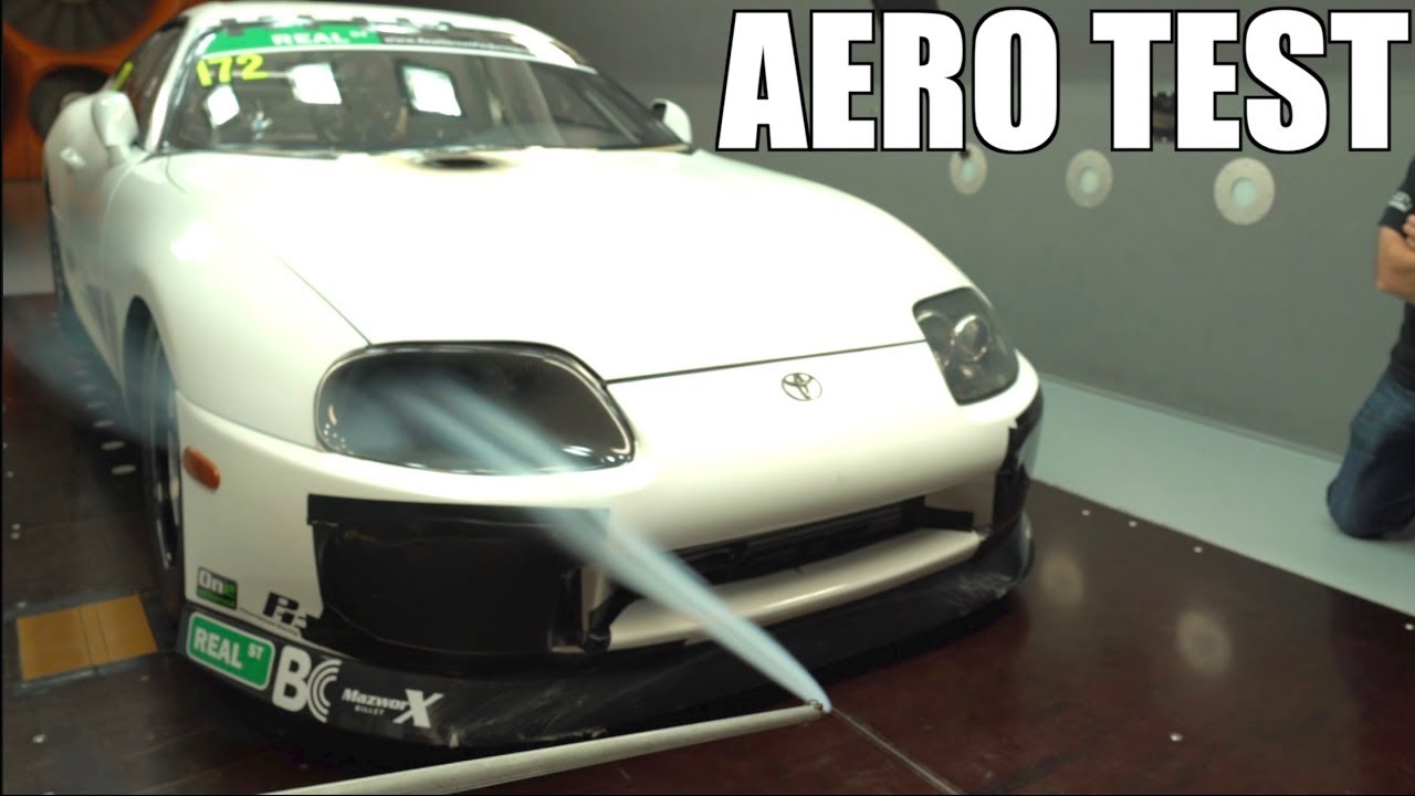 2000HP Toyota Supra Wind Tunnel Aero Testing - The Results were AWESOME!