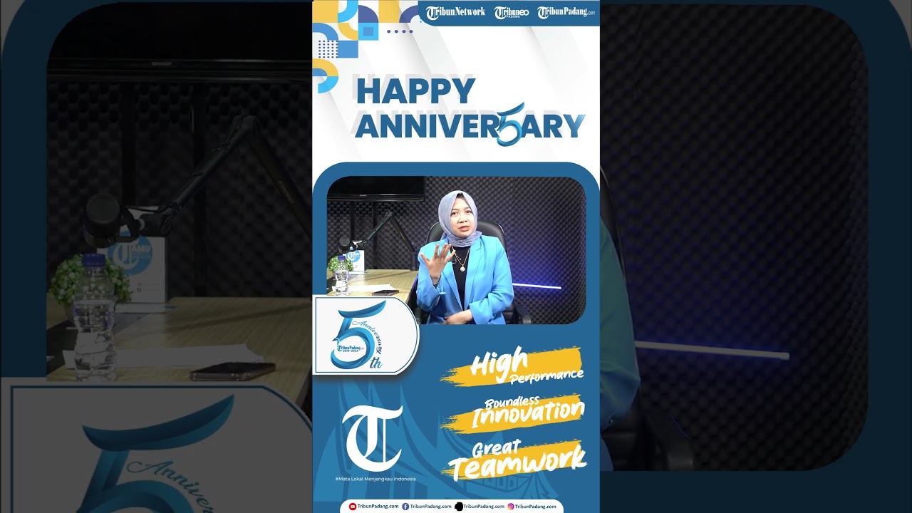SPESIAL: Ucapan Anniversary TribunPadang.com 5 tahun oleh Dosen AI UNES Padang
