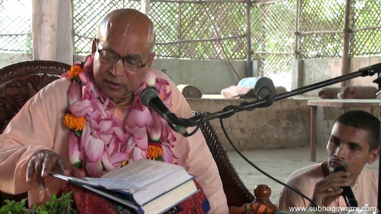 Spiritual Development by Subhag Swami in Vrindavan on 10 10 2010