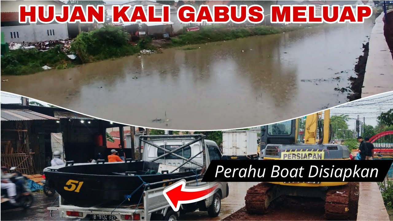 Jelang Mancing Akbar Kali Gabus Meluap❗️Pasca Diguyur Hujan Lebat, Perahu Disiapkan 