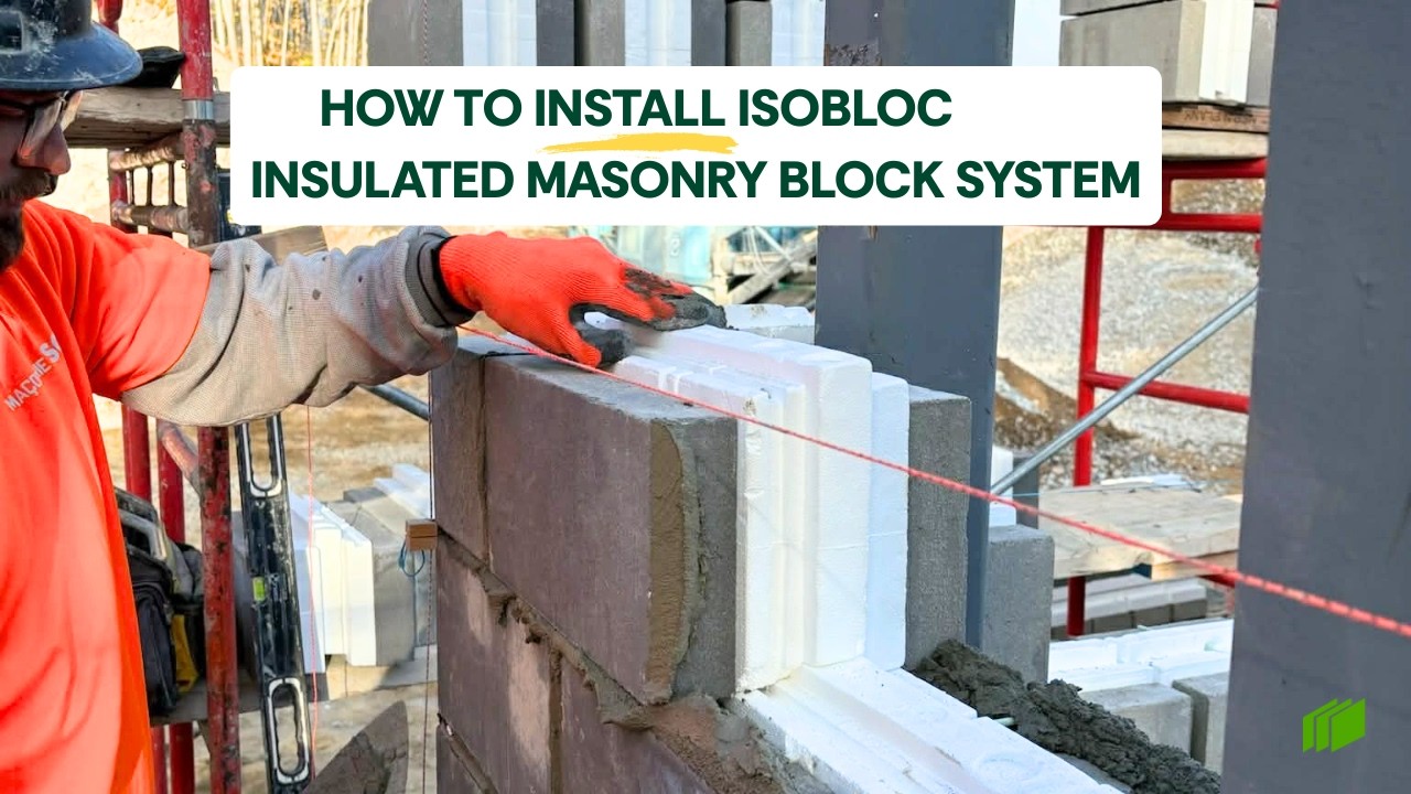 How to Install Isobloc | Insulated Masonry Block System