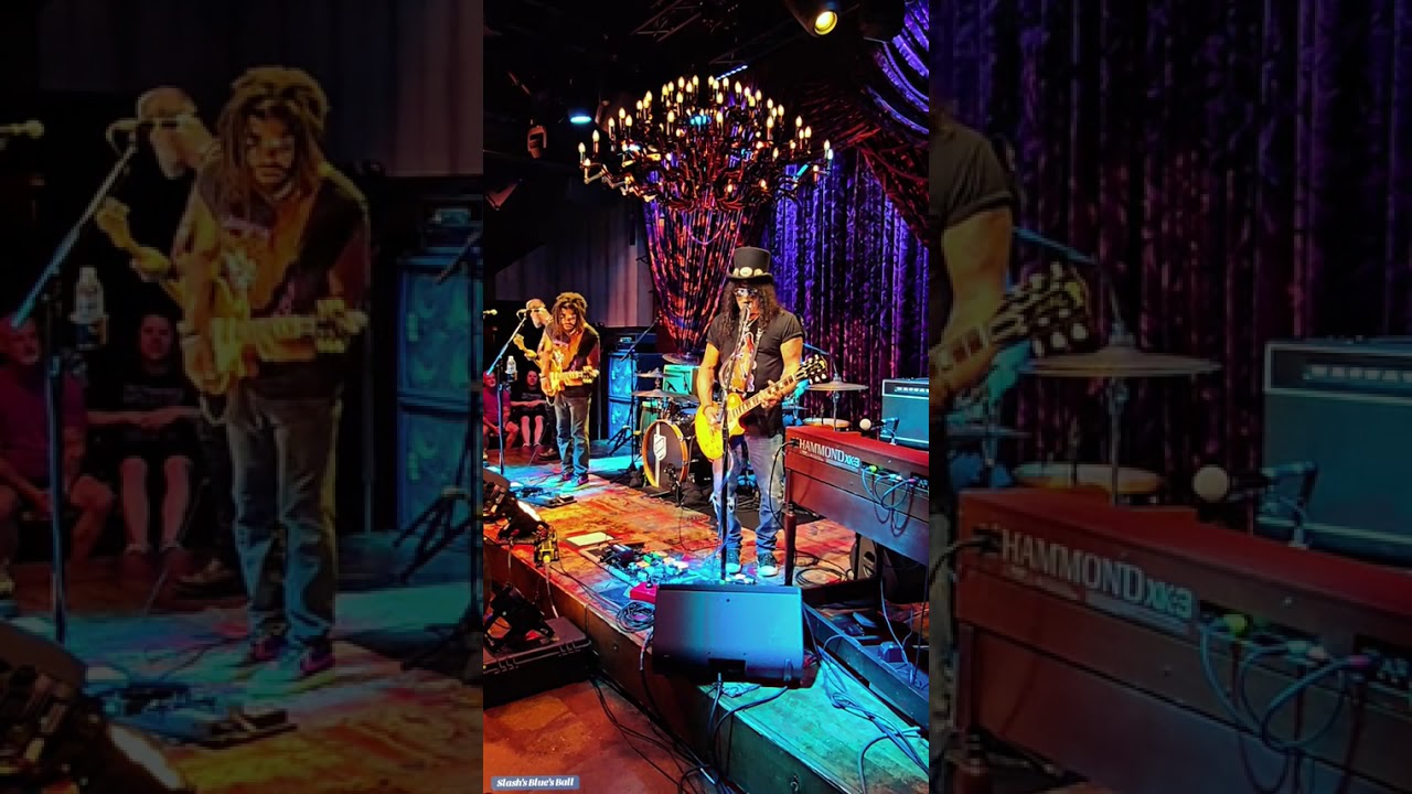 Slash and Blues Ball - Papa was a rolling stone (live)