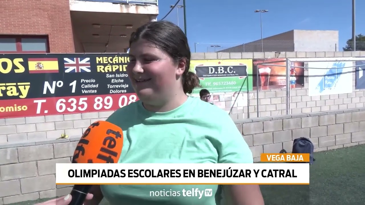 Celebración de Olimpiadas por el Día Mundial del Deporte en Catral y Benejúzar
