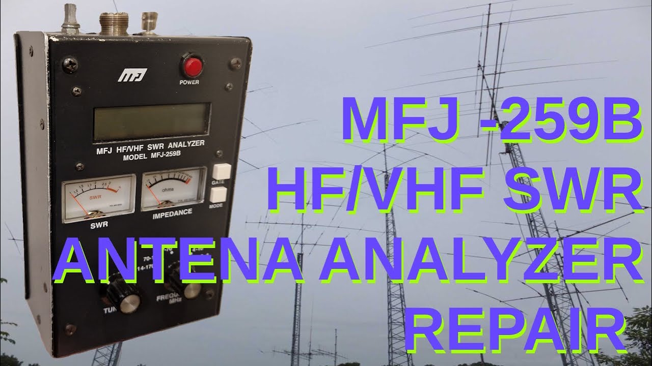 MFJ-259B HF/VHF SWR Analyzer.  ( Repair )