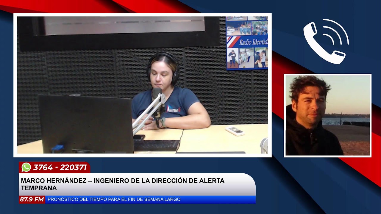 MARCO HERNÁNDEZ – INGENIERO DE LA DIRECCIÓN DE ALERTA TEMPRANA