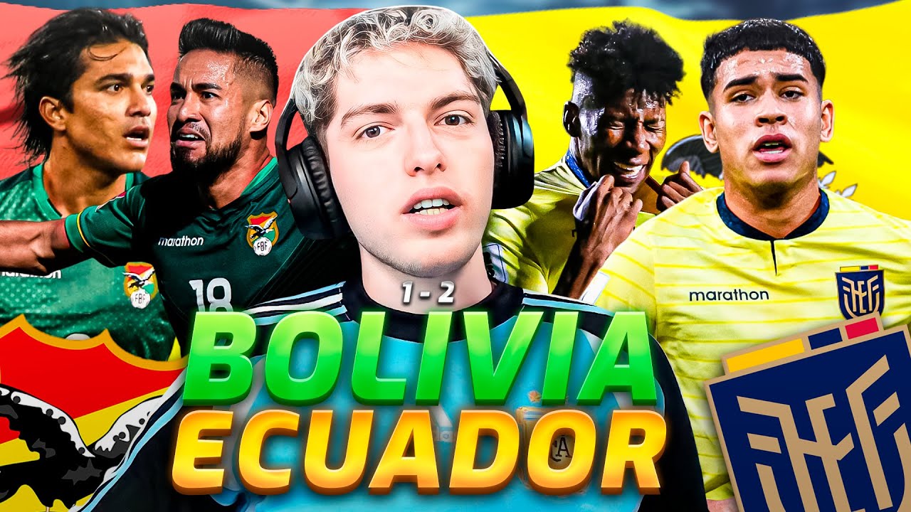 DAVOO XENEIZE REACCIONA A BOLIVIA 1 ECUADOR 2 (2023) - ELIMINATORIAS SUDAMERICANAS