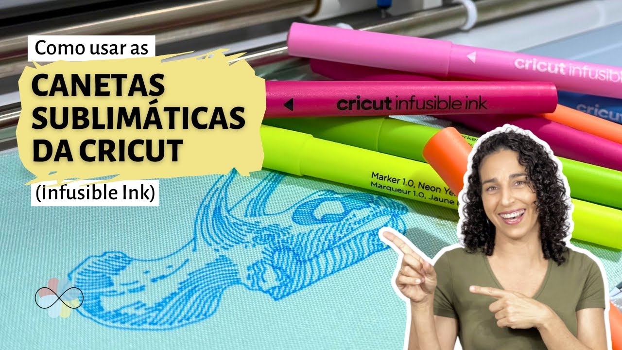 Como usar as canetas sublimáticas da Cricut (Infusible Ink) - Live 004