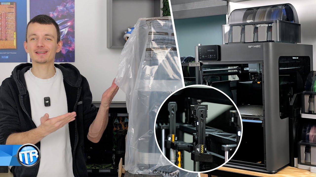 Wie konnte das denn wieder passieren? 👀 Bambu Lab H2C ausgepackt & ausprobiert!