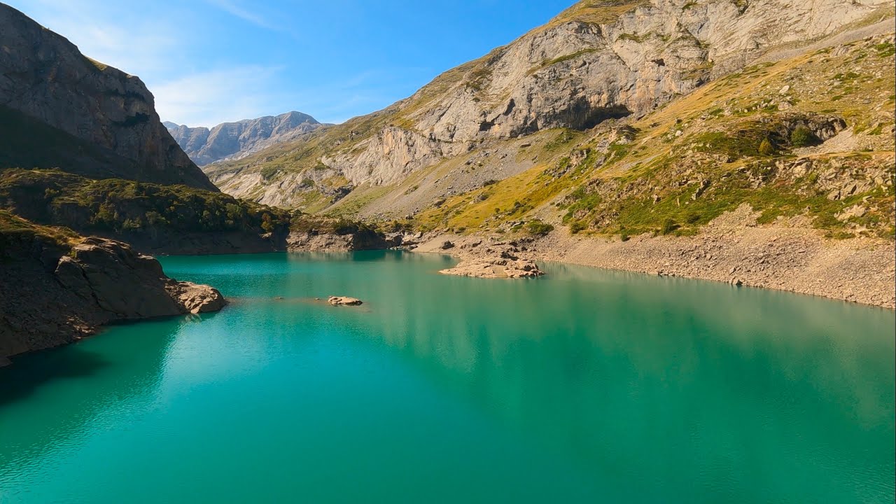 Cirque d'Estaubé depuis le Lac des Gloriettes en 4K
