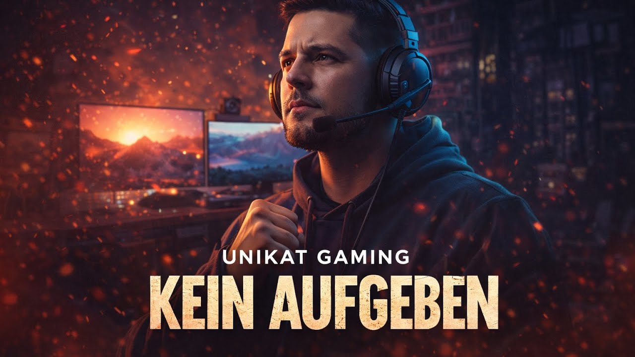 Kein Aufgeben – Unikat Gaming | Motivation für Creator & Streamer