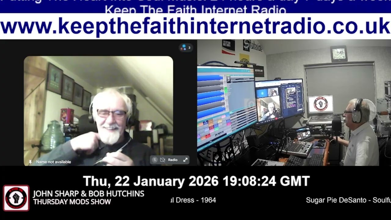 The Thursday Mod's Show 22nd January 2026 with John Sharp & Bob Hutchins