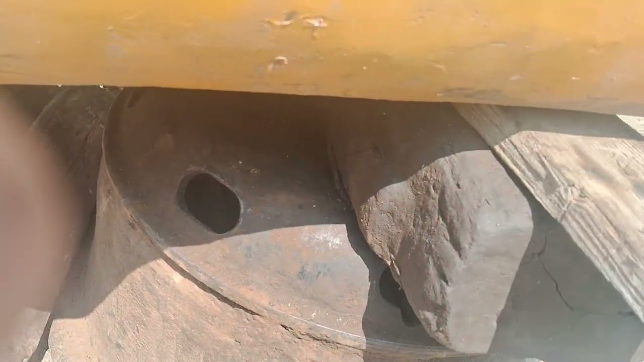 Swing gear repar with out crane 