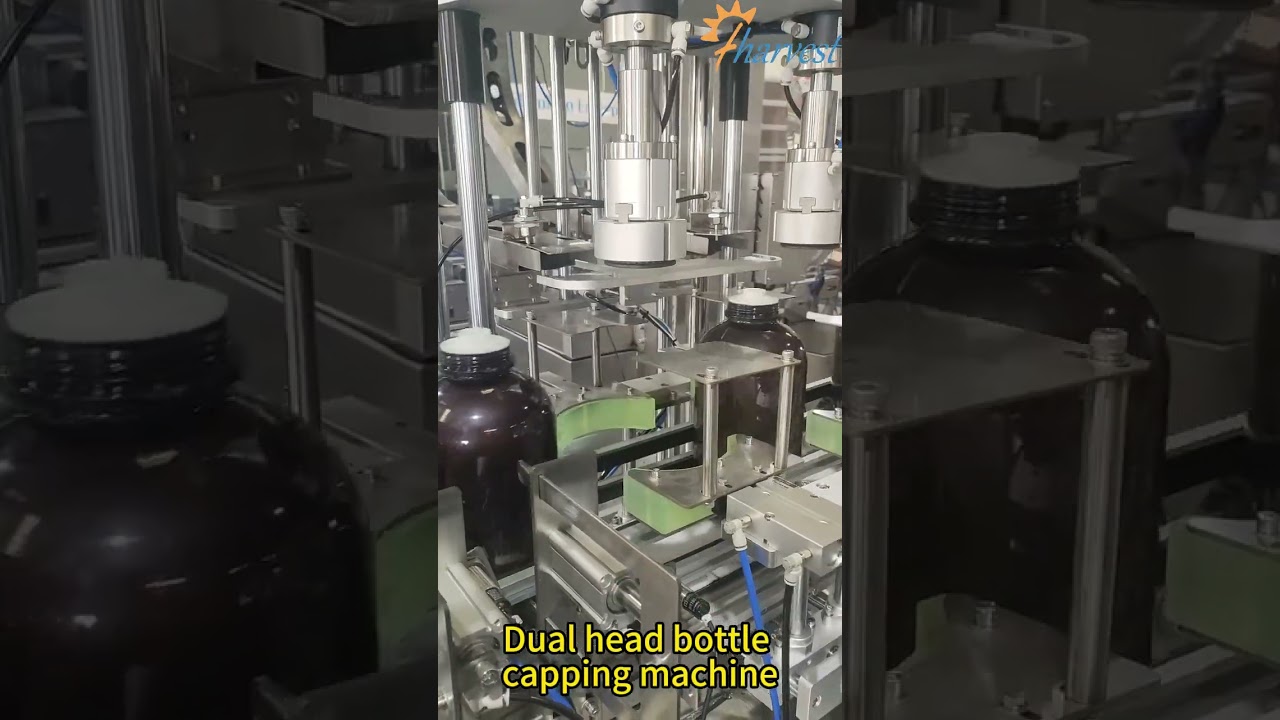 Double Head Servo Capping Machine, Bottle Screw Capper
