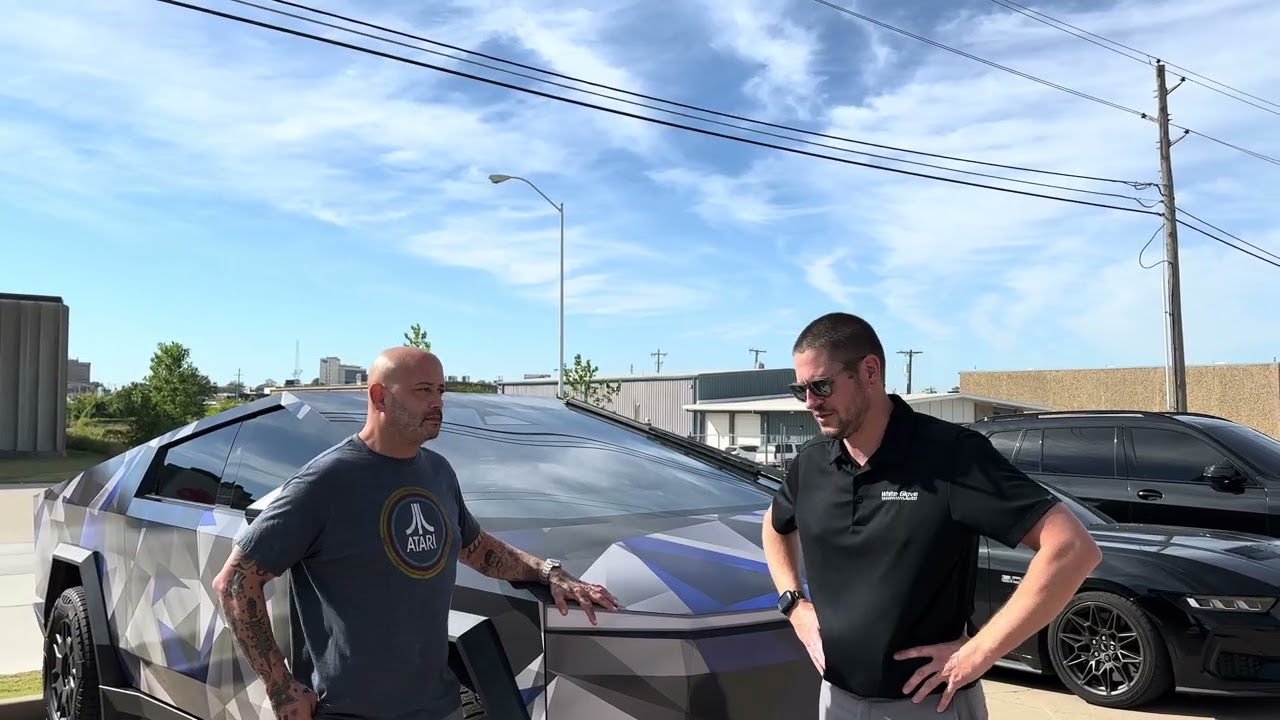 Tulsa Auto Wraps | White Glove Auto | Tesla Cyber Truck | Custom Vinyl Wrap | Testimonial.