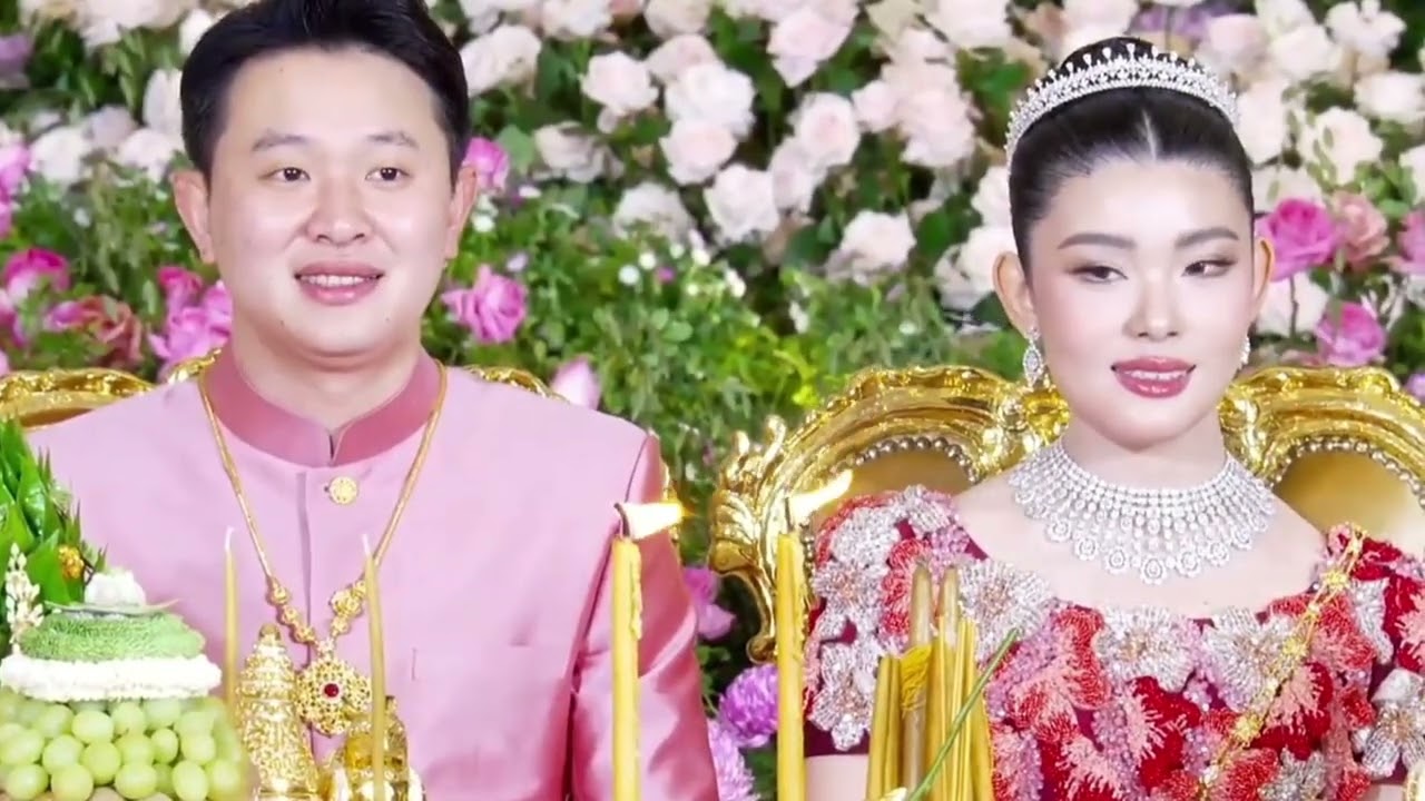 Wow អស្ចារ្យខ្លាំងត្រកូលអភិជនមួយគូរកំពុងតែរៀបពិធីមង្គលការល្បីពេញប្រទេសកំពូលថ្នាក់ដឹកនាំចូលរួមផងដែល…