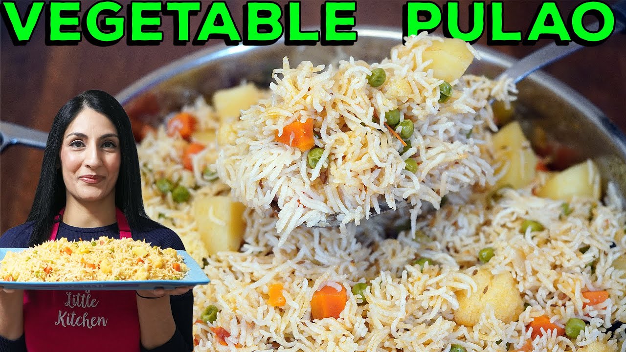 Вкусный вегетарианский пулао | УДИВИТЕЛЬНЫЙ рецепт овощного пилау | Плов