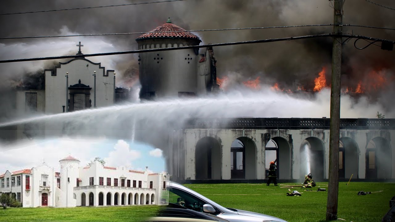 93 Year Old Hope Haven School Burns in Violent Fire (Video + Old Photos)