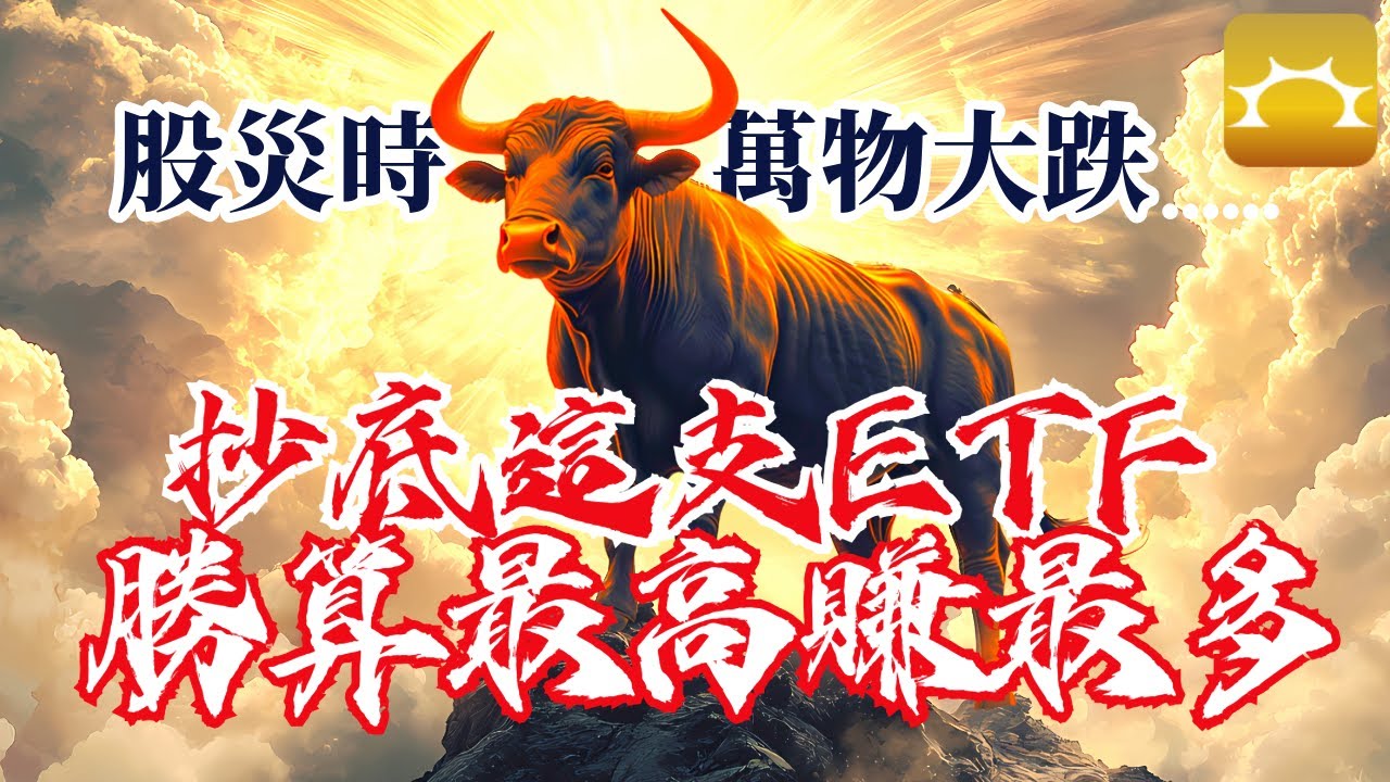 股災時萬物都在跌，抄底這支ETF勝算最高賺最多【Faith的藏金圖】《強基金YouTube》