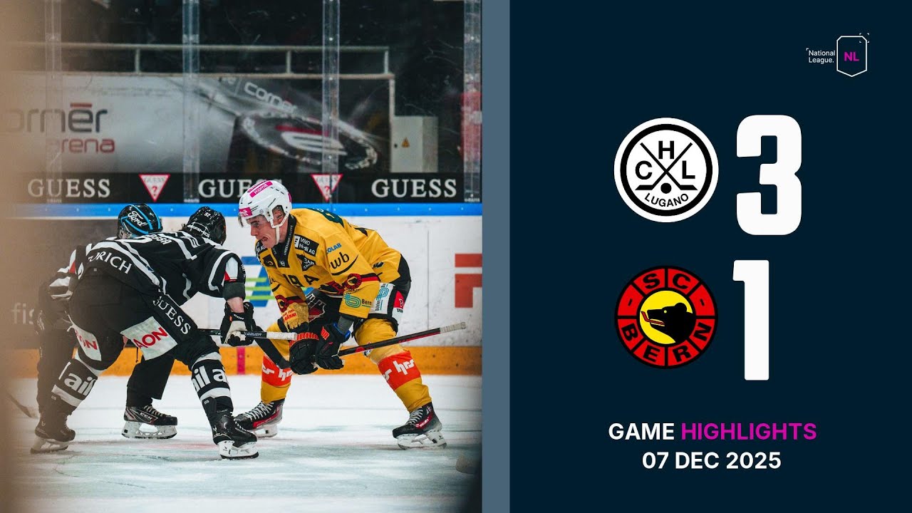 HC Lugano vs. SC Bern - Game Highlights
