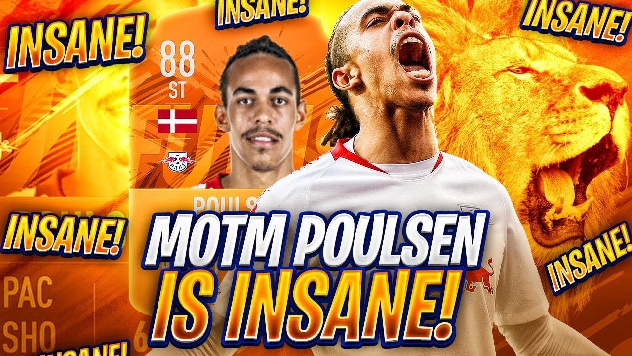 MOTM POULSEN IS SO BROKEN! MOST FUN CARD IN FUT! FIFA 19 Ultimate Team