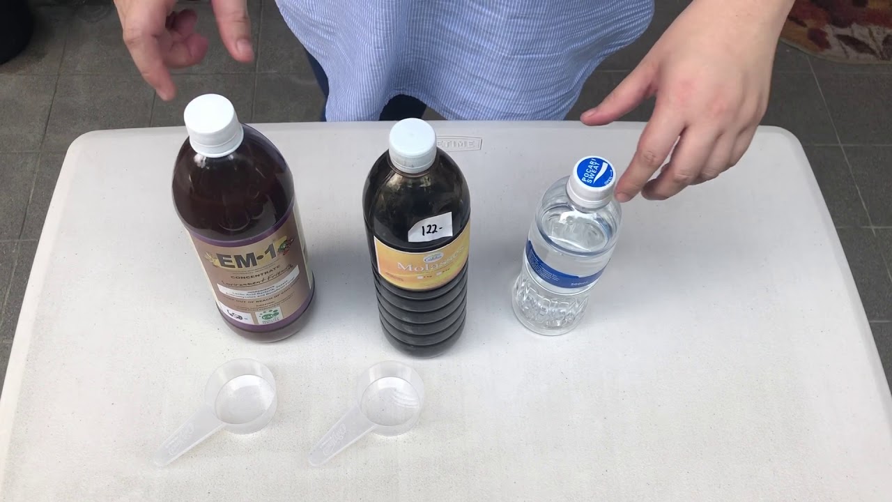 Secret Ingredient for Compost that does not Smell - EM Solution (Effective Microorganism)