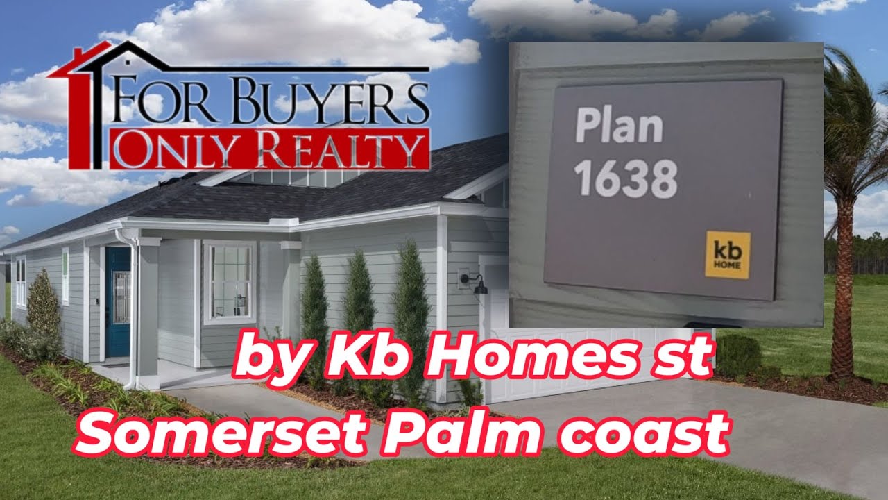 Проект 1638 года от KB Homes в Сомерсете, Палм-Кост; For Buyers Only Realty, Палм-Кост, Сент-Огастин