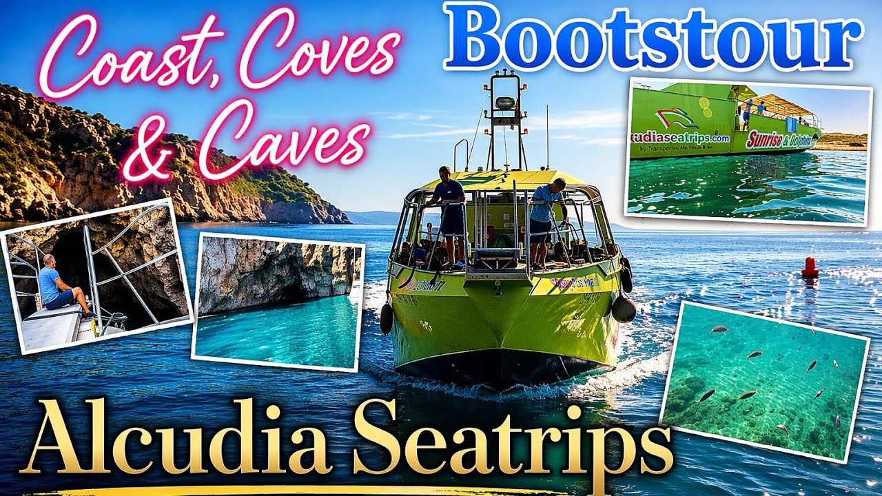 Mallorca Bootstour 2025 🚤 Coast, Coves & Caves | Alcudiaseatrips mit Schnorcheln & Traumstränden 🌊