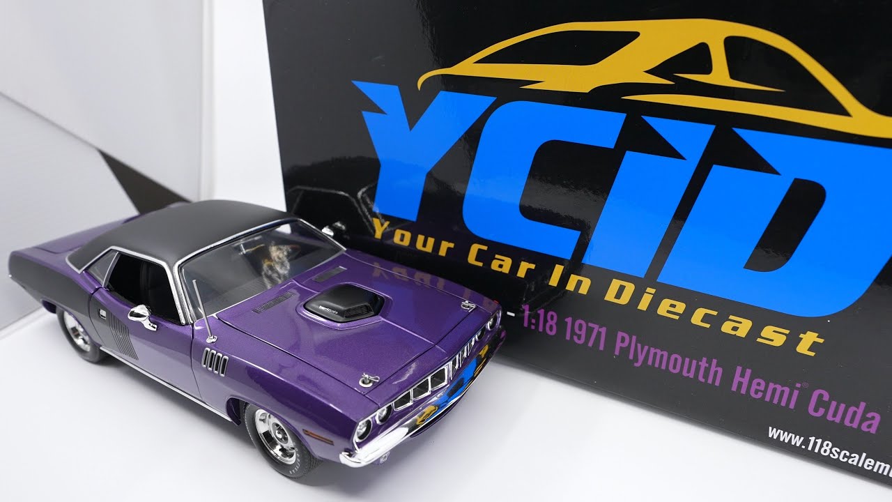 YCID/Acme 1971 Plymouth HEMI Cuda 1/18 Unboxing & First Impressions (Ep. 26)