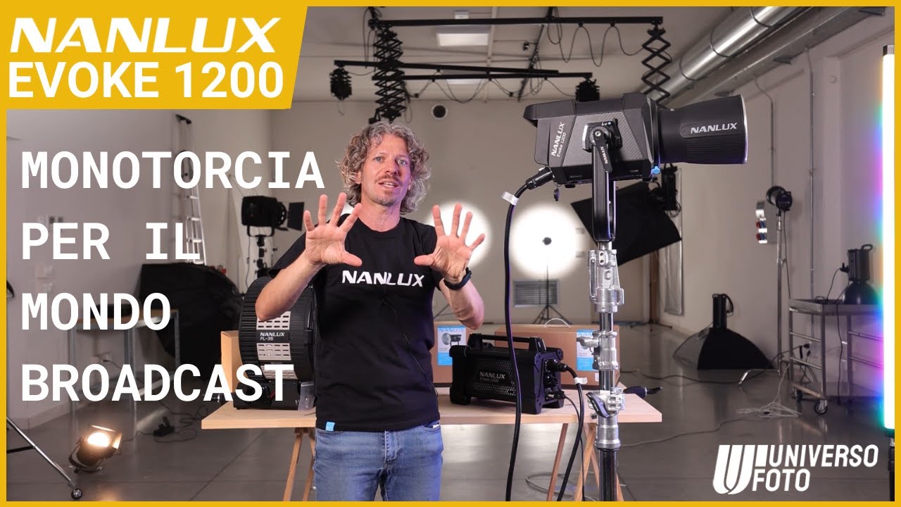 Nanlux Evoke 1200 - Il monotorcia led di eccellenza per il mondo broadcast e del cinema!