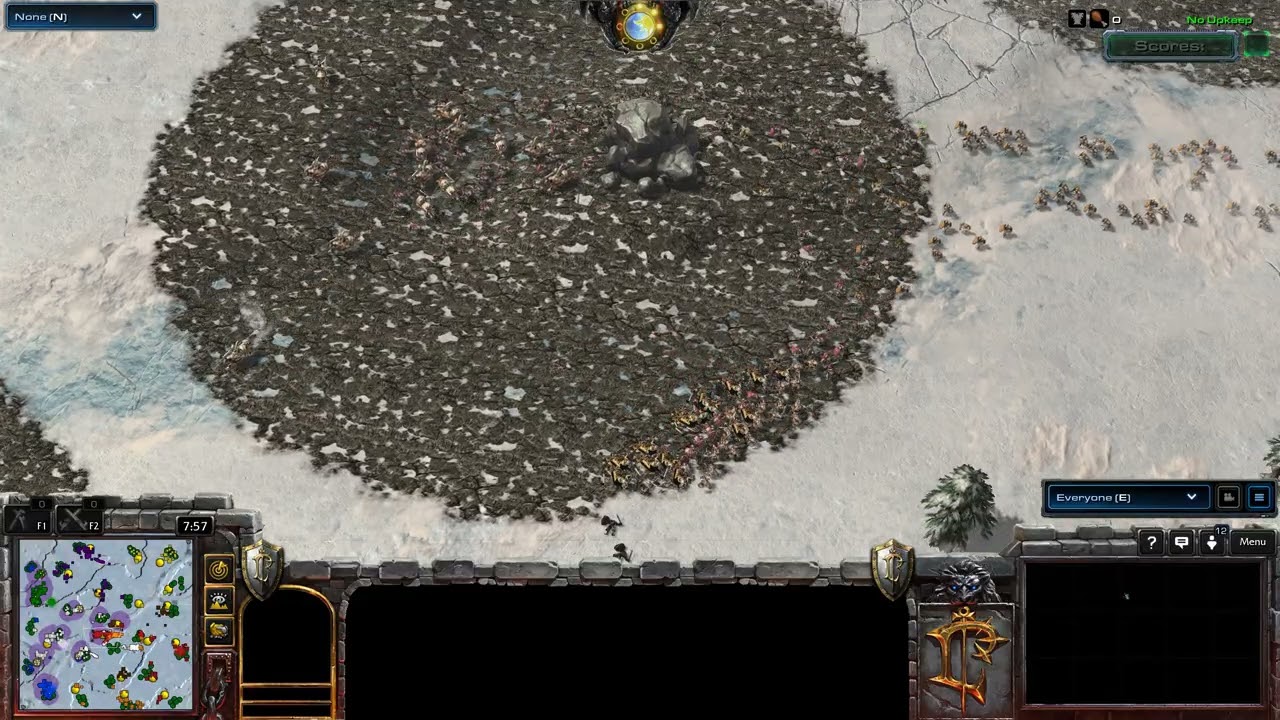 Warcraft 4 WCHC spectating AI UvH 4k