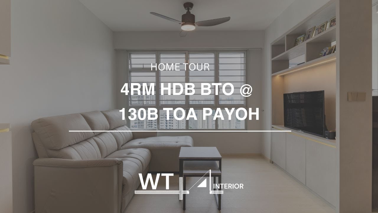 Tour-ID: 4 Room BTO House Tour at 130B Toa Payoh with Fengshui Elements (Modern Contemporary Luxury)