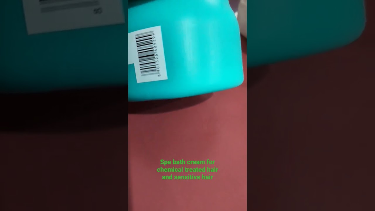 spa bath cream for chemical treated hair and for sensitive hair