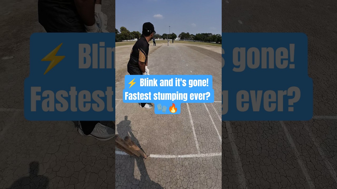 🏏 One mistake, one flash... and the bails are off! 💥#cricket #viral #explore #fypシ #dhoni #ipl