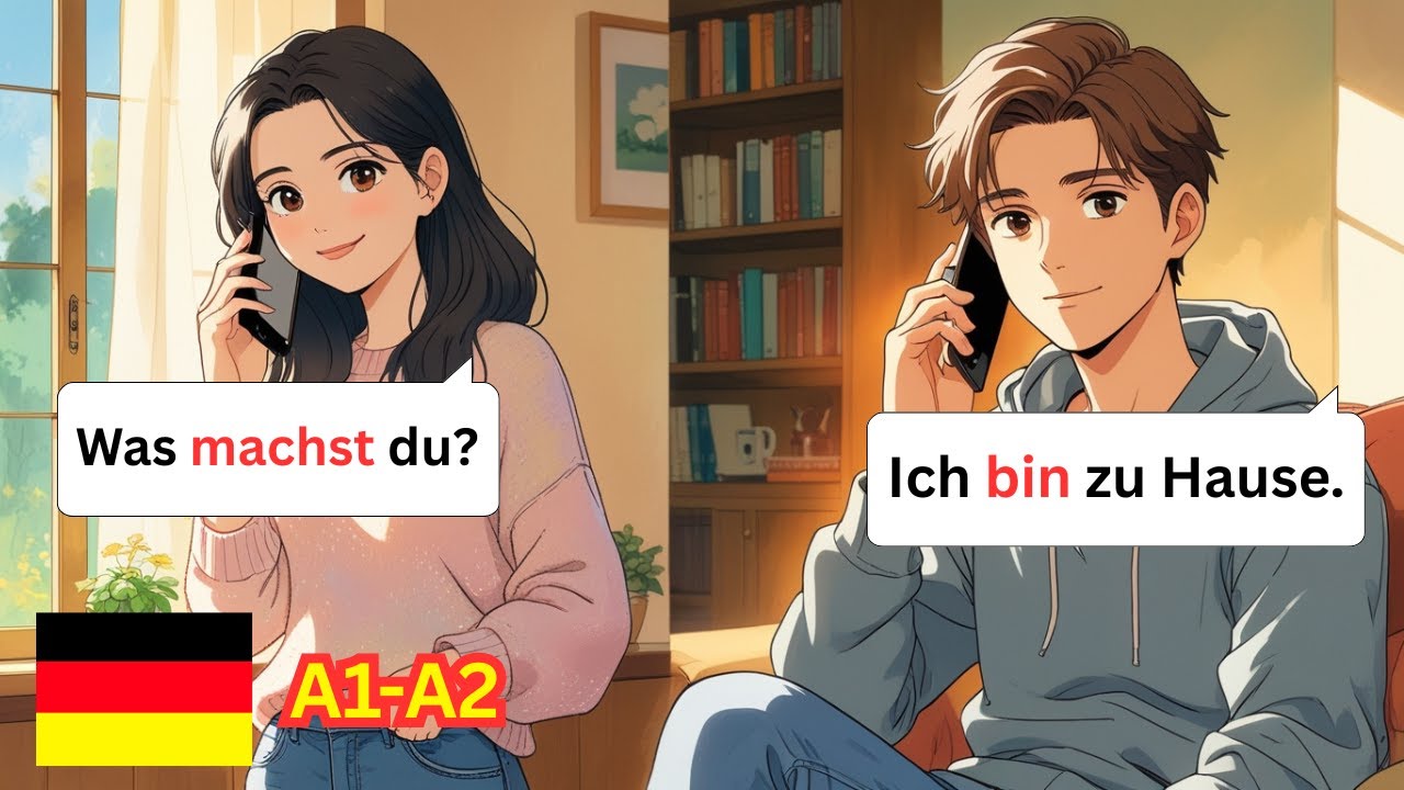 10 реальных немецких диалогов для начинающих (A1–A2) 🇩🇪 | Говорите по-немецки уверенно