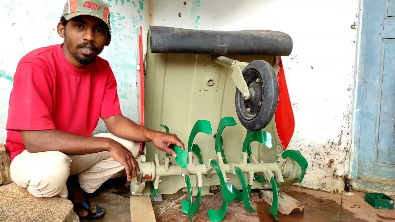 VST Power Tiller New Rotary Blades Fitting for Puddling Process #Drkrushika