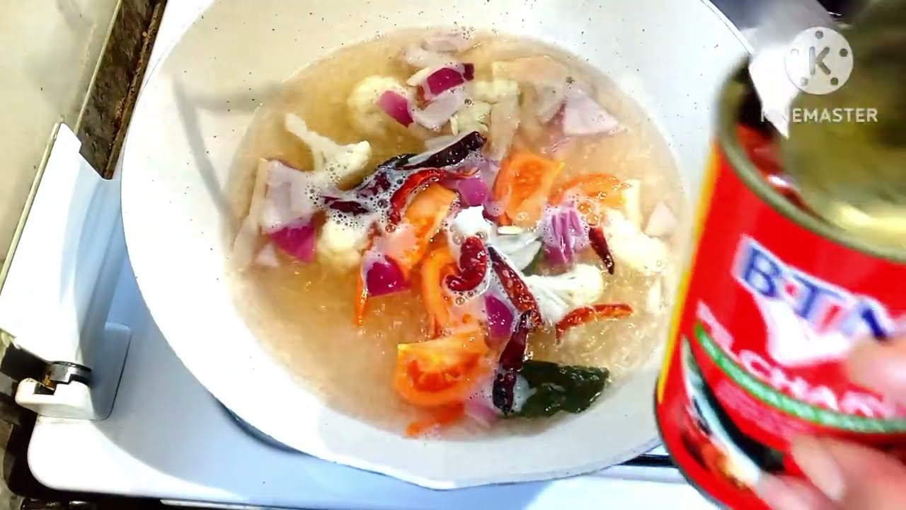 #ต้มยำปลากระป๋องวุ้นเส้น#to cook Thai spicy food easy again 😁👍🍷💛###